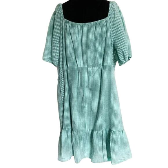 NWT DRAPER JAMES Green Gingham Dress 3X - Picture 5 of 5